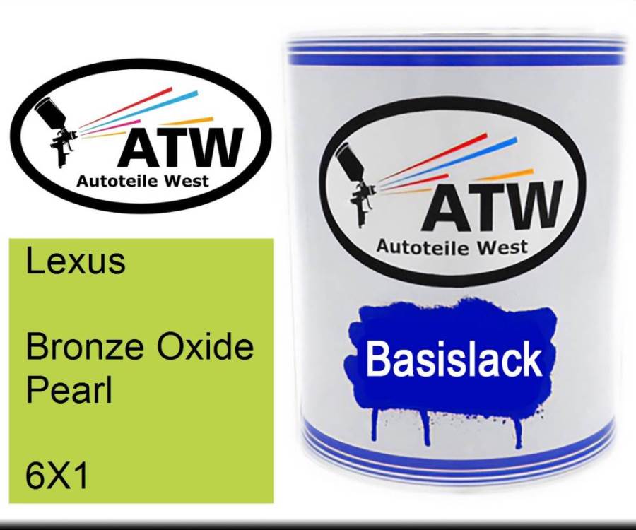 Lexus, Bronze Oxide Pearl, 6X1: 1L Lackdose, von ATW Autoteile West.